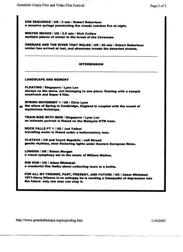 2005 Oct Utopia Exploding the Frame2