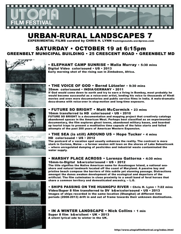 Urban-Rural 7 Utopia 2013 Flyer