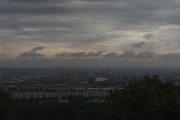 view from Fangshan mountain